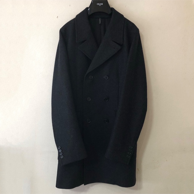 独特な DIOR HOMME クリス期 ダブルブレスト ウールチェスターコート