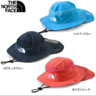 ザノースフェイス(THE NORTH FACE)のノースフェイス サンシールドハット キッズ コズミックブルー 帽子(帽子)