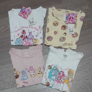 ユニクロ(UNIQLO)の新品 中古 ユニクロ プリキュア Tシャツおまとめ 130(Tシャツ/カットソー)