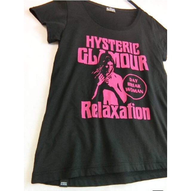 HYSTERIC GLAMOUR(ヒステリックグラマー)のHYSTERIC GLAMOUR　GirlプリントＴシャツ レディースのトップス(Tシャツ(半袖/袖なし))の商品写真