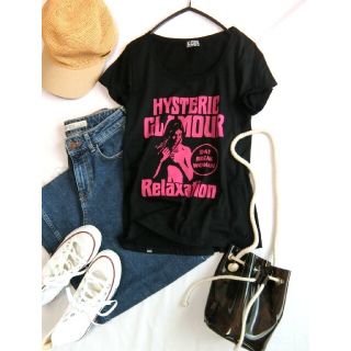 ヒステリックグラマー(HYSTERIC GLAMOUR)のHYSTERIC GLAMOUR　GirlプリントＴシャツ(Tシャツ(半袖/袖なし))