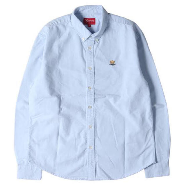 supreme crown logo oxford shirt M