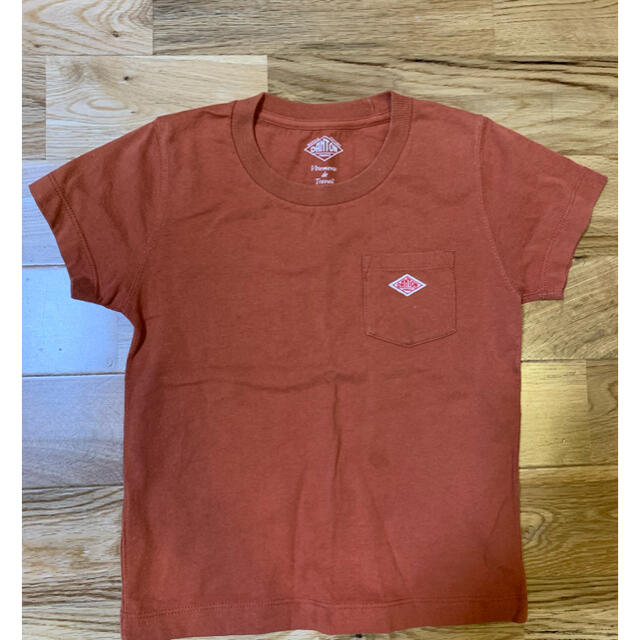 DANTON(ダントン)のDANTON Tシャツ　Mサイズ　オレンジ キッズ/ベビー/マタニティのキッズ服男の子用(90cm~)(Tシャツ/カットソー)の商品写真