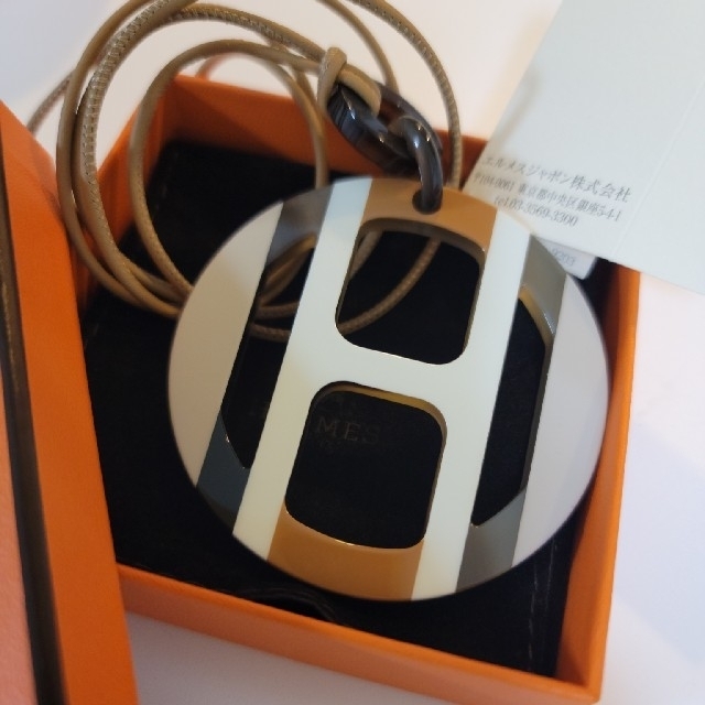 ネックレス新品 ☆ HERMES エルメス バッファローホーン ペンダント