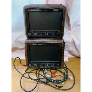 レクサス 2台分 9インチ ヘッドレストモニター