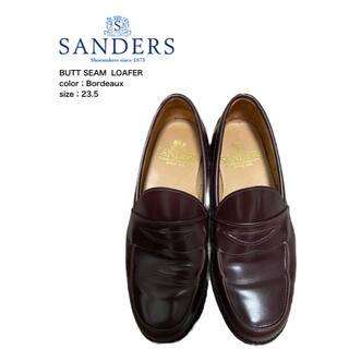 サンダース(SANDERS)のSANDERS サンダース　ローファー　23.5(ローファー/革靴)