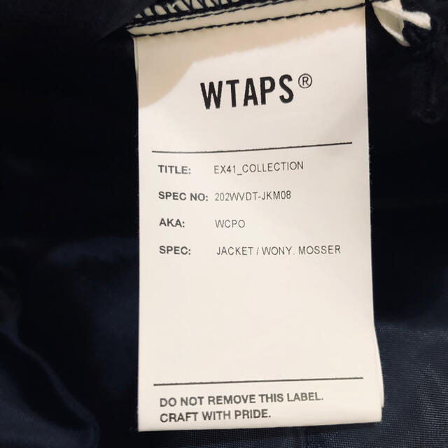 W)taps(ダブルタップス)のWTAPS 20AW WCPO JACKET WONY. MOSSER S 新品 メンズのジャケット/アウター(ブルゾン)の商品写真