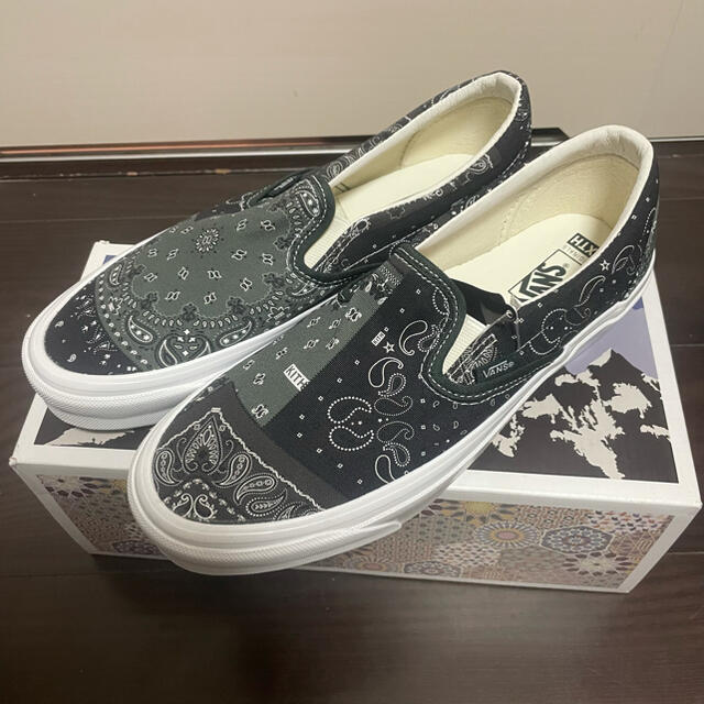 KITH VANS CLASSIC SLIP-ON BANDANA/SCARAB