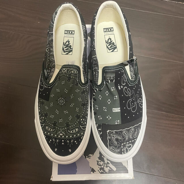 KITH VANS CLASSIC SLIP-ON BANDANA/SCARAB