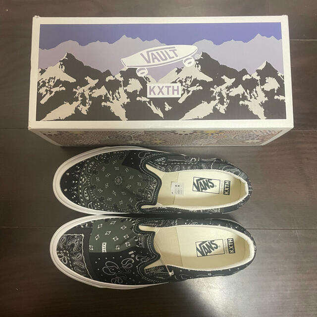 KITH VANS CLASSIC SLIP-ON BANDANA/SCARAB