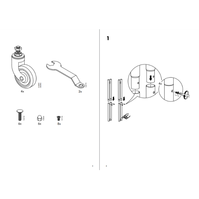 【２台】イケア　ＩＫＥＡ　ワゴン　RÅSKOG ロースコグ　新品 6