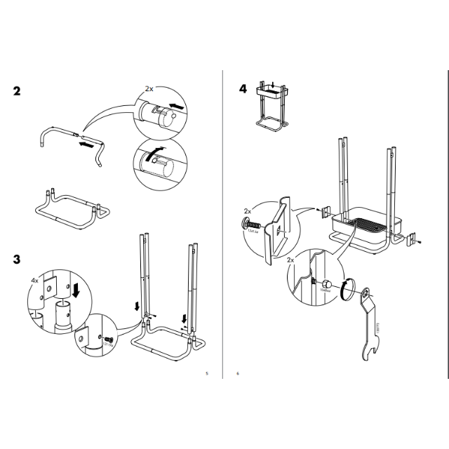 【２台】イケア　ＩＫＥＡ　ワゴン　RÅSKOG ロースコグ　新品 7