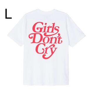 ジーディーシー(GDC)のGirls Don't Cry Logo tee white Lサイズ(Tシャツ/カットソー(半袖/袖なし))