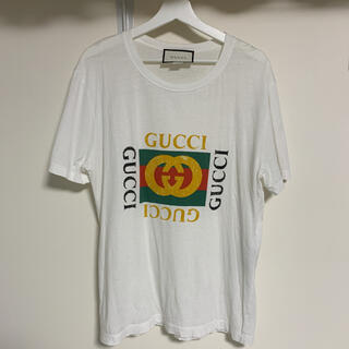 グッチ(Gucci)のGUCCI Tシャツ　ホワイト　Mサイズ(Tシャツ/カットソー(半袖/袖なし))