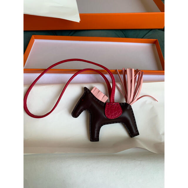 特価商品 Hermes ローズ サクラ アリゲーター PM ロデオタッチ 激レア