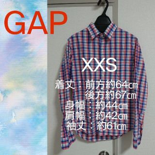 ギャップ(GAP)のGap チェックシャツ XXS xxs(シャツ)