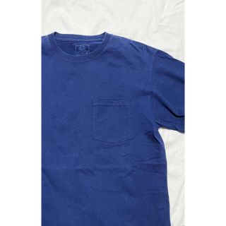 ヘインズ(Hanes)の90's フルーツオブザルーム 半袖Tシャツ 紺　M 胸ポケ(Tシャツ/カットソー(半袖/袖なし))