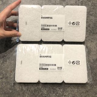 イケア(IKEA)のIKEAスポンジ SVAMPIG  3つセット×2(収納/キッチン雑貨)