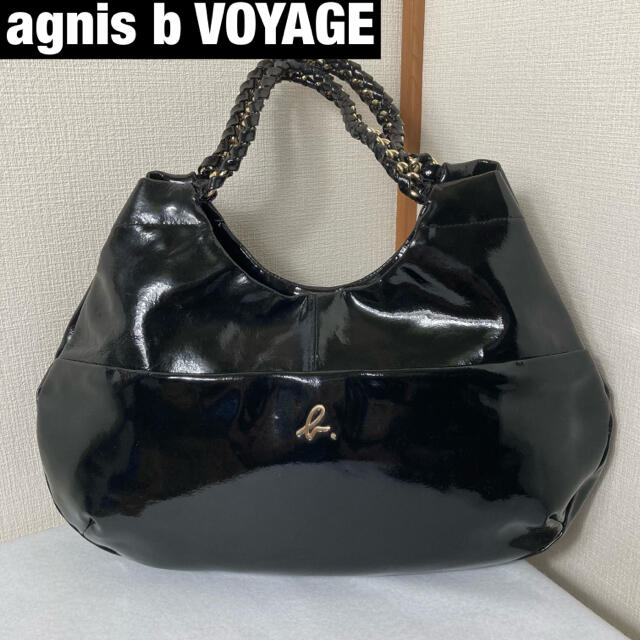 agnes b.(アニエスベー)のagnis b VOYAGE カウレザーチェーンバッグ レディースのバッグ(ショルダーバッグ)の商品写真