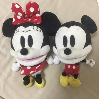 ディズニー(Disney)のぬいぐるみ☆ミッキーandミニー(キャラクターグッズ)