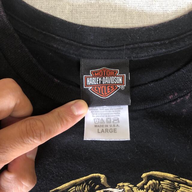 Harley Davidson(ハーレーダビッドソン)の最終処分！メンズ　Tシャツ　黒　ハーレーダビッドソン メンズのトップス(Tシャツ/カットソー(半袖/袖なし))の商品写真