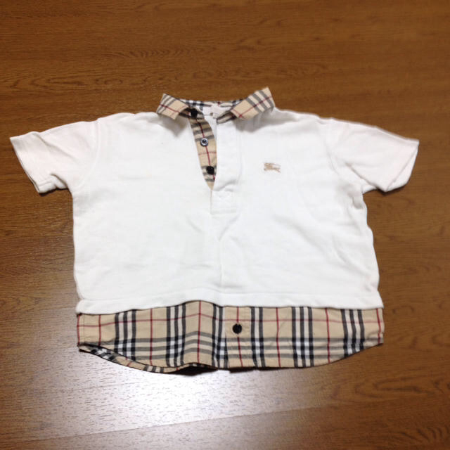 BURBERRY(バーバリー)のバーバリー 重ね着風ポロシャツ キッズ/ベビー/マタニティのキッズ服男の子用(90cm~)(その他)の商品写真