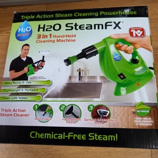 H2OスチームFX 温高圧洗浄（緑/グリーン）steamFX(掃除機)