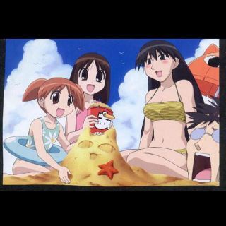 あずまんが大王　ポストカード　アニメディア付録(その他)