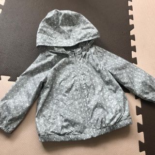 ベビーギャップ(babyGAP)のBabyGAP アウター ウィンドブレーカー パーカー グレー 90(ジャケット/上着)