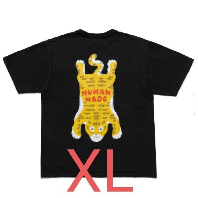 human made kaws tee #4  XL  BLACK  ラスト1枚