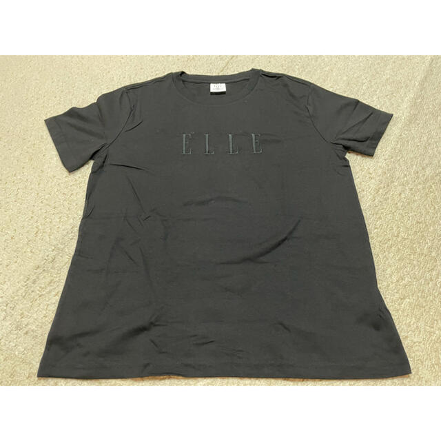 GU(ジーユー)のGU ELLEコラボTシャツ レディースのトップス(Tシャツ(半袖/袖なし))の商品写真