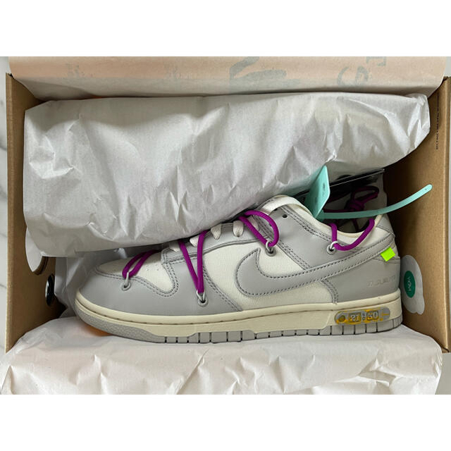 off-white NIKE Dunk Low Lot 21/50 us8.5