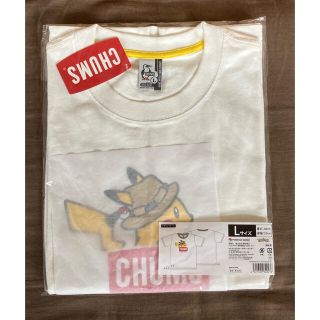 ポケモン(ポケモン)の【新品未開封】Lサイズ チャムス × ポケモン Tシャツ 白(Tシャツ/カットソー(半袖/袖なし))