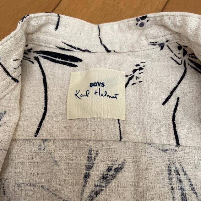 Karl Helmut(カールヘルム)のキッズカールヘルムシャツ キッズ/ベビー/マタニティのキッズ服男の子用(90cm~)(Tシャツ/カットソー)の商品写真