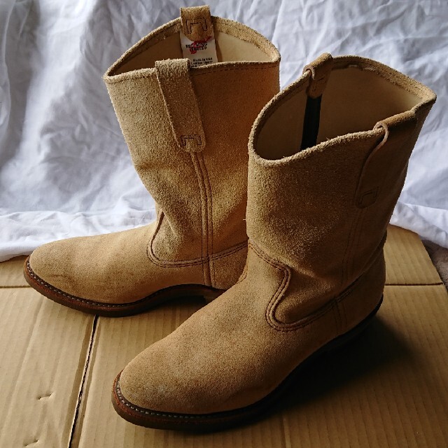 RED WING】レッドウィング(8156) スエード・ペコスブーツ〈27.5 - ブーツ