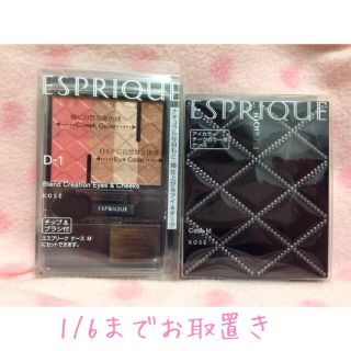 エスプリーク(ESPRIQUE)のエスプリーク アイ＆チーク ケース付(その他)