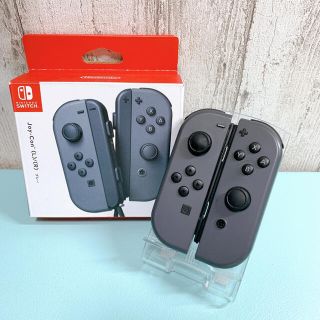 ニンテンドースイッチ(Nintendo Switch)の美品 人気カラー 廃盤グレー Switch 左右 ジョイコンJoy-Con(その他)