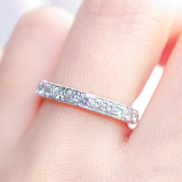 専用です。高品質ダイヤモンドフルフルエタニティリング レディースのアクセサリー(リング(指輪))の商品写真