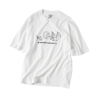 ポケモン(ポケモン)のYU NAGABA×ポケカTシャツ　ピカチュウリザードン　レギュラーsize2　(Tシャツ/カットソー(半袖/袖なし))