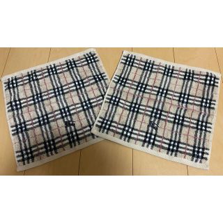 バーバリー(BURBERRY)の☺︎様　専用！☆BURBERRY バーバリー  ウォッシュタオル　同柄2枚セット(タオル/バス用品)