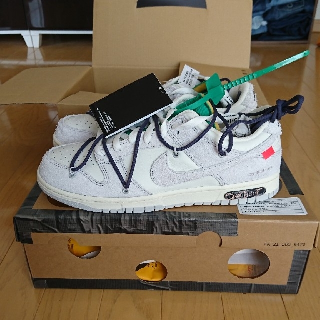 OFFWHITE x NIKE DUNK LOW 1of50  lot 20
