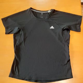 アディダス(adidas)のadidas　ドライシャツ　Lサイズ　レディース(Tシャツ(半袖/袖なし))