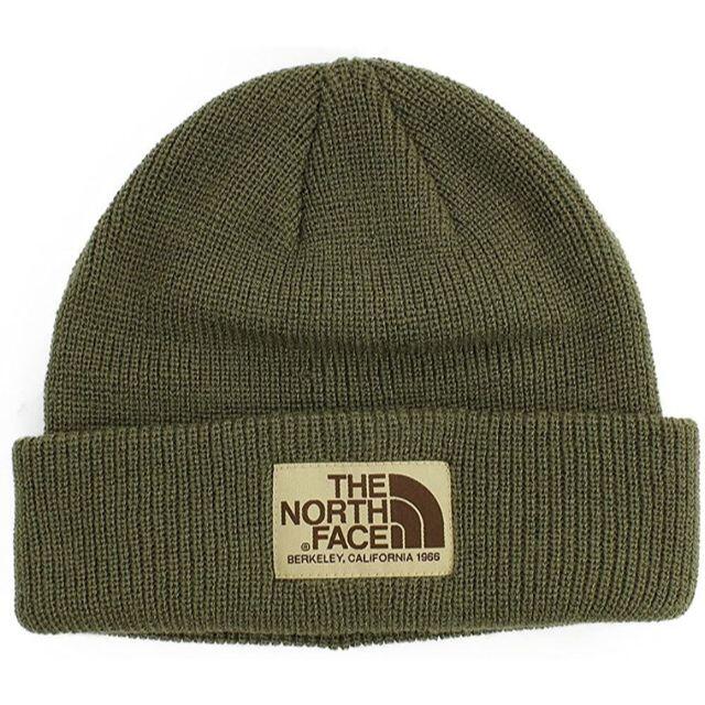 THE NORTH FACE(ザノースフェイス)のノースフェイス　Stitchwork Beanie  ミリタリーオリーブ メンズの帽子(ニット帽/ビーニー)の商品写真