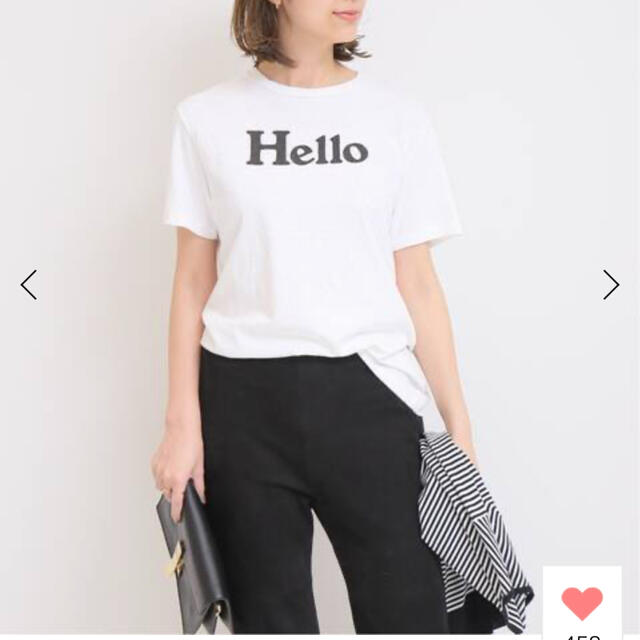 MADISONBLUE - マディソンブルーHELLO CREW NECK TEE ホワイト01の通販 ...