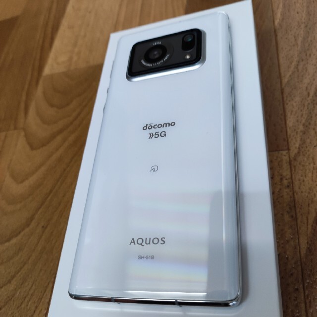 AQUOS R6 ホワイト 128GB SH-51B SIMロック解除済