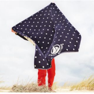 プチバトー(PETIT BATEAU)のプチバトー　ビーチタオル　PETIT BATEAU ノベルティ(おくるみ/ブランケット)