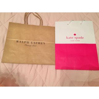 ケイトスペードニューヨーク(kate spade new york)のショップ袋2点セット(ショップ袋)