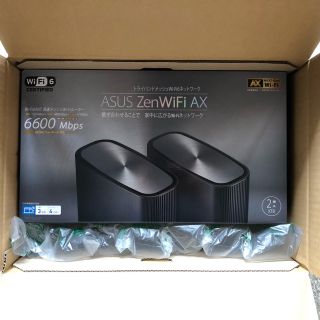 エイスース(ASUS)のASUS ZenWiFi AX XT8 ２パック BLACK ブラック(PC周辺機器)