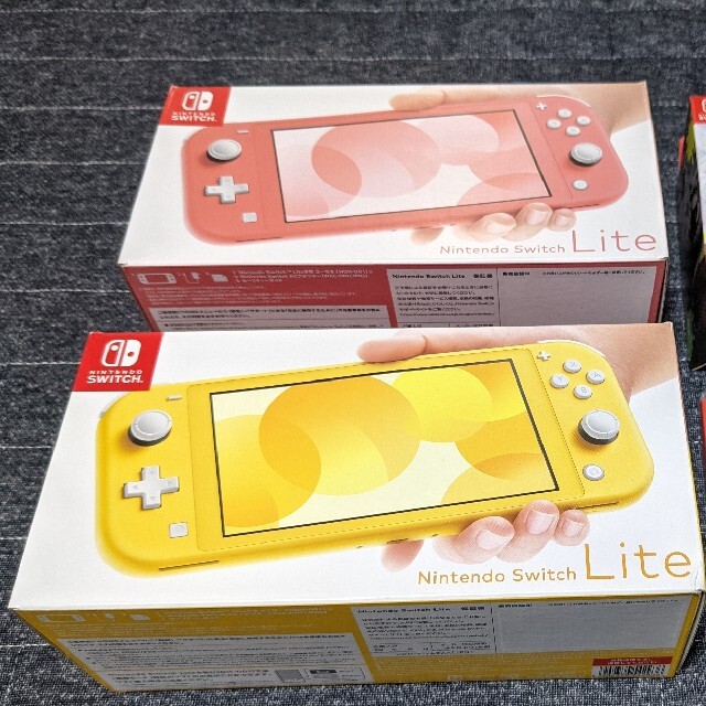 Nintendo Switch lite イエロー&コーラルピンク 2台