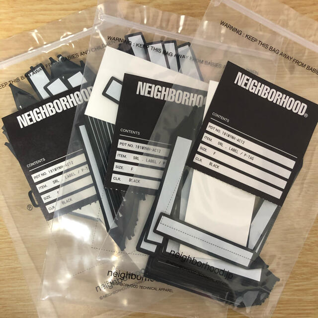 neighborhood SRL . LABEL / P-TAG 3個セット 2